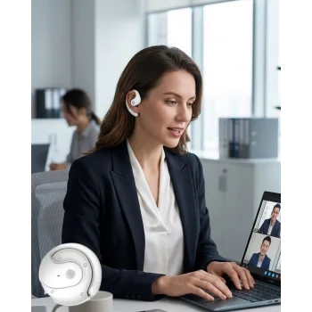 Bluetooth Kulaklık Çift Mikrofonlu Uzun Kullanım Süreli ve Hızlı Şarj Özellikli