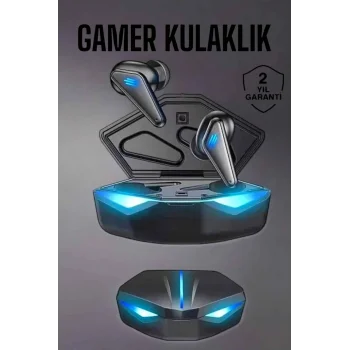 Bluetooth Oyuncu Kulaklığı Led Işıklı Kablosuz ANC Özelliği