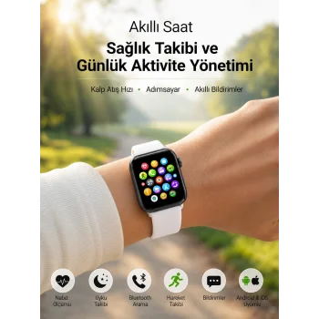 Bluetooth Telefon Görüşmesi ve Akıllı Bildirim Özellikleriyle Günlük Hayatınızı Kolaylaştıran Akıllı Saat