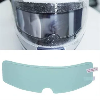 Buğu Önleyici Motosiklet Kaskı Vizörü Su Geçirmez Dayanıklı Çizik Koruma Lens Filmi (5047)