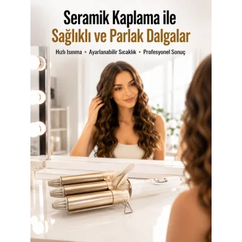 Bukle Saç Maşası – Kolay Kullanım, Sağlıklı Bukleler yüksek ısılı