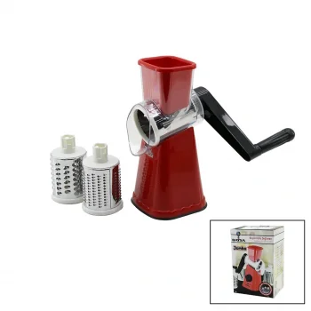 BÜYÜK JUMBO KOLLU DEĞİRMEN - RENDE DOĞRAYICI 3 PCS ÇELİK BAŞLIK (5047)