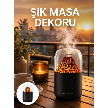 Büyük Kapasiteli Aromaterapi Cihazı – 280 ml Su Haznesi Yeni Nesil