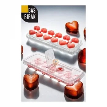 Buz Kalıbı - Bas-Bırak Kapaklı Silikon Buz Kalıbı 720630