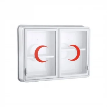 CAM 2 KAPAKLI ECZA DOLABI 35x49x10 cm (5047)