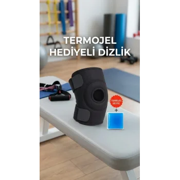 Çapraz Bağ Destekli Diz Korsesi Menisküs Sporcu Kullanımı Termojel Hediyeli