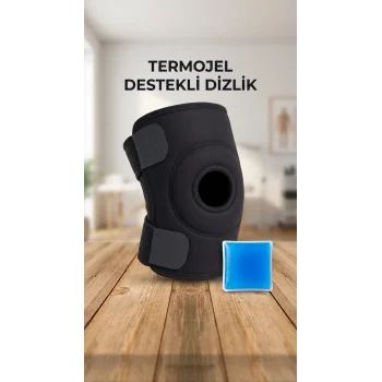 Çapraz Bağ Destekli Ortopedik Diz Korsesi Menisküs Dizlik Termojel Hediyeli