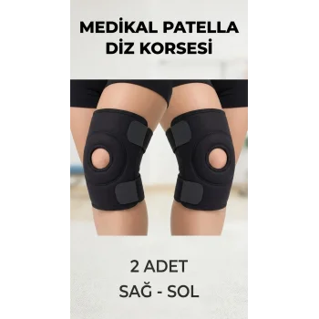 Çapraz Bağlı Patella Destekli Diz Korsesi Menisküs Ve Sporcu Kullanımı İçin