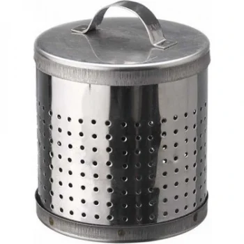 ÇELİK BÜYÜK DEMLİK İÇİ ÇAY SÜZGEÇ YÜKSEKLİK= 7CM ÇAP= 6CM (5047)