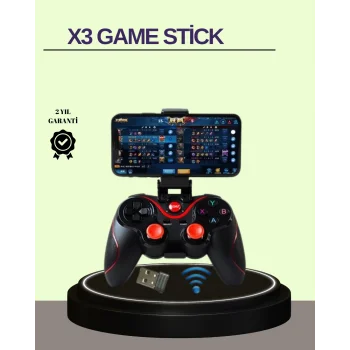 Çift Analog Joystick ve 14 Tuşlu Bluetooth Oyun Kumandası
