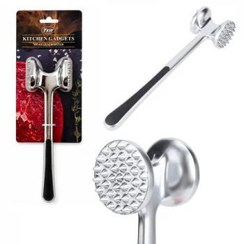 ÇİFT BAŞLI - KOMPLE METAL PASLANMAZ ÇELİK ET DÖVECEK (5047)