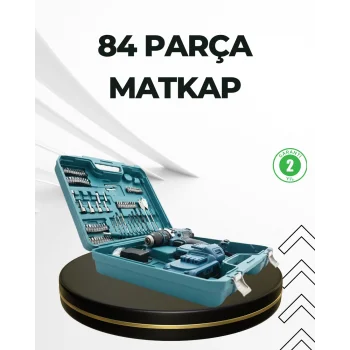Çift Bataryalı Şarjlı Matkap Uç Seti Ev ve Usta Kullanımı