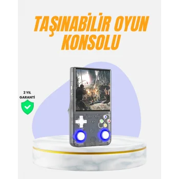 Çift Joystickli Retro Oyun Konsolu 2500mAh Bataryalı
