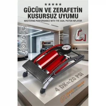 Çift Pistonlu Profesyonel Ayak Pompası - Yüksek Basınçlı Ultra Performans Serisi 425582