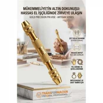 Çift Uçlu Mini El Matkabı - Hassas El Matkabı Ve Takı Yapım Seti 723230