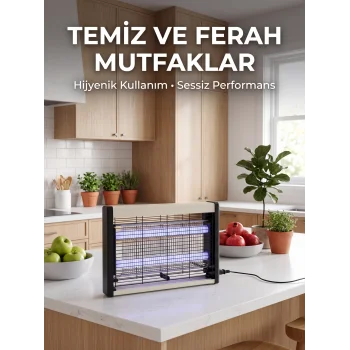Çift UV Işıklı Elektrikli Sinek Öldürücü