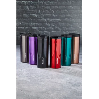 CKR-2041 400ML UZUN RENKLİ ÇELİK TERMOS BARDAK (5047)