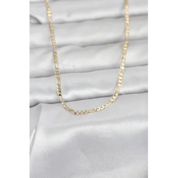 CM 14K Gold Renk İnce Kuşgözü Zincir Model 60 cm Kadın Kolye