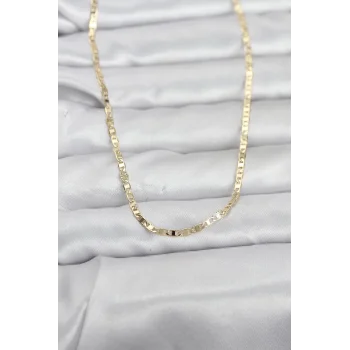CM 14K Gold Renk Zincir Model 60 cm Kadın Kolye