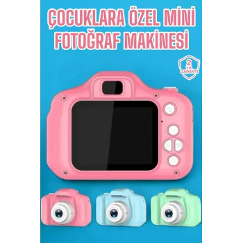 Çocuk Kamerası Dijital 1080P HD Kaliteli Mini Fotoğraf Makinesi Profesyonel