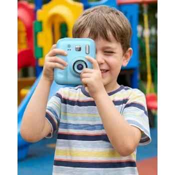 Çocuklar İçin Fotoğraf Makinesi Baskı Özellikli 4 Kağıt Rulo Hediyeli