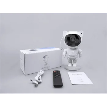 Çocuklara Özel Projeksiyon Astronot Lamba Speaker Sevimli