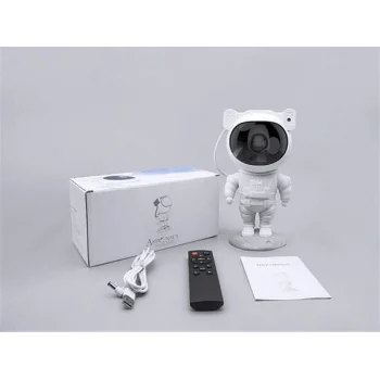 Çocuklara Özel Projeksiyon Astronot Lamba Speaker Sevimli