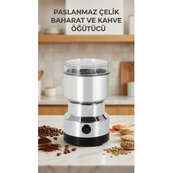 Çok Fonksiyonlu Kahve Ve Baharat Öğütücü Elektrikli Makine