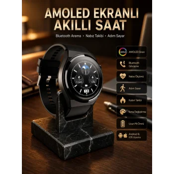 Çoklu Kordon Hediyeli Akıllı Saat Çağrı Cevaplama Müzik Dinleme Dokunmatik Ekran