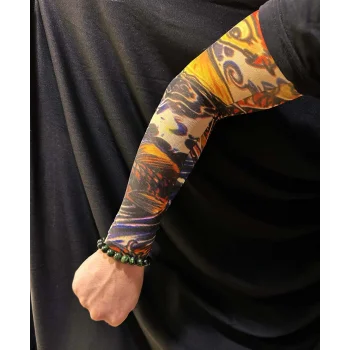 Çorap Dövme Giyilebilir Kol Bacak Dövmesi Likralı 2 Adet Model 27 (5047)