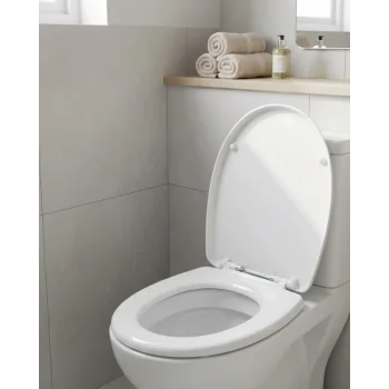 Dayanıklı Klozet Kapağı Universal Model Kolay Kurulum Hijyenik Banyo Ürünü