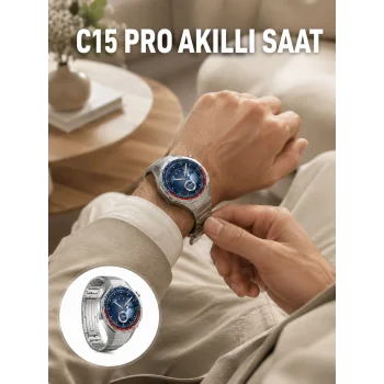 Dayanıklı Kordonlu Şarjlı Akıllı Saat Yeni Nesil