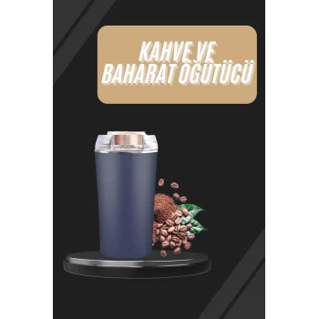 Dayanıklı Paslanmaz Çelik Kolay Kullanım Kahve Ve Baharat Öğütücü