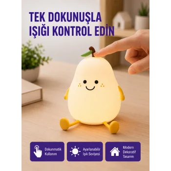 Dekoratif Armut LED Lamba Renk Ayarlı Şarj Edilebilir