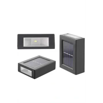 Dekoratif Duvar Lambası Solar Güneş Enerjili Bahçe Aydınlatması