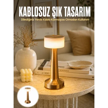 Dekoratif Masa Lambası Dokunmatik Renk Değiştirebilen Gece Lambası Yeni Nesil