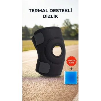 Destekli Diz Korsesi Çapraz Bağ Koruması Menisküs İçin Termojel Hediyeli