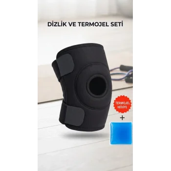 Destekli Diz Korsesi Çapraz Bağ Sporcu Termojel Hediyeli
