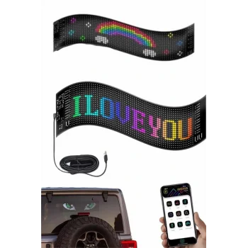 Digital Araba Yazısı Ekran Matrix En Büyük Boy Matrix LED Panel 19*96 pıxel