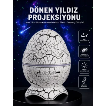Ayarlanabilir Parlaklık ve Sis Efektli Atmosfer Lambası