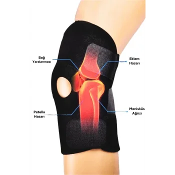 Diz Korsesi Çapraz Bağ Menisküs Ağrısı Için Dizlik Diz Bandajı Patella Dizlik