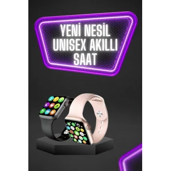 Dokunmatik Ekran Akıllı Saat Tema Değiştirme Şık ve Modern Unısex