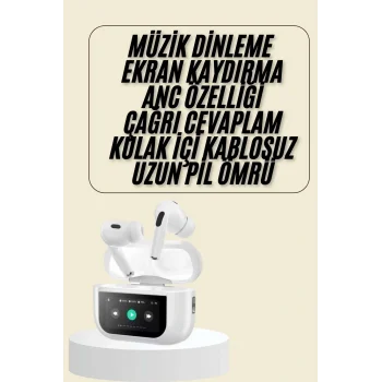 Dokunmatik Ekranlı Bluetooth Kulaklık TWS İOS Android Tüm Telefonlara Uyumlu Kulaklık