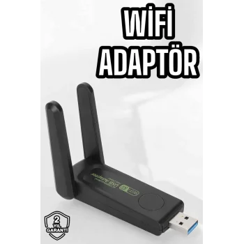 Dual Band Wifi Alıcı Adaptör USB 3.0 Destekli
