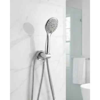 Duş Başlığı Seti Spiral Hortum Hareketli El Duşu Tutacağı Kirece Dayanıklı Tasarım