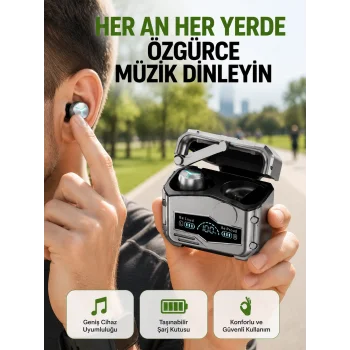 Düşük Gecikmeli Kablosuz Kulaklık – Oyun ve Müzik Modu Destekli Yeni Nesil