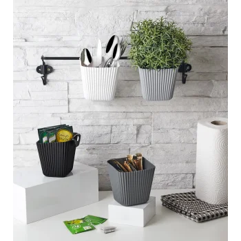 Duvara Asılan Çok Amaçlı Organizer - 2'li Saksı Set