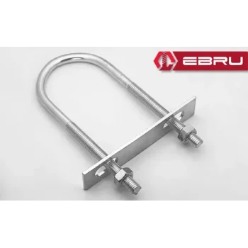 Ebru U Civata, Karşılık Demiri + Somunlu - M6x30 - 25 Set
