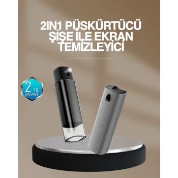 Ekran Temizleyici Sis ve Mikrofiber Bez Anti Statik Yağ Çözücü Set