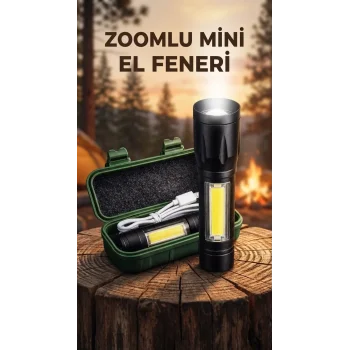 El Feneri Dayanıklı Alüminyum Gövde Yüksek Işık Gücü Kamp Ve Acil Kullanım